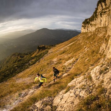 Eine beliebt Sportaktivität am Ötscher ist das Trailrunning.  | © Martin Fülöp