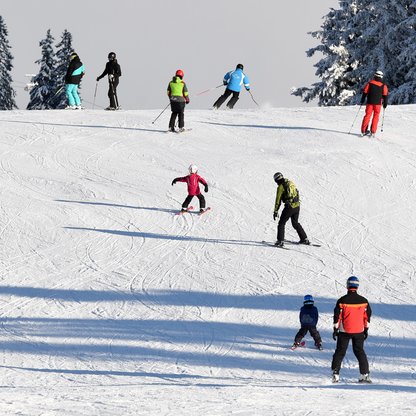 Das Skigebiet Kasberg ist ideal für Familien und Kinder.  | © Wolfgang Spitzbart