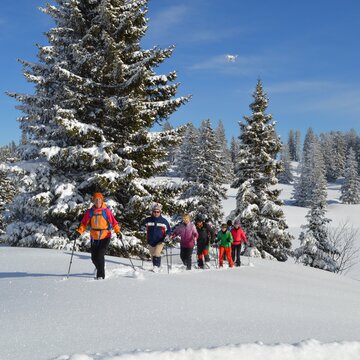 Eine tolle Alternative und Abwechslung zum Skifahren ist das Schneeschuhwandern am Kasberg.  | © Almtal-Bergbahnen