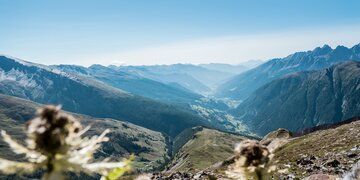 hike with panoramic view over the Glockner region