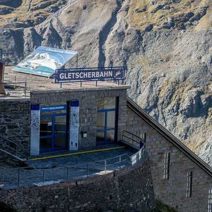mountain station of the glacier lift at Grossglockner