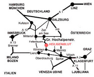 Mit dem Anreiseplan sicher und schnell die Urlaubsregion Grossglockner-Heiligenblut erreichen. 