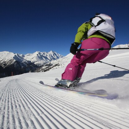Den Skiern in der Skiregion Grossglockner-Heiligenblut freien Lauf lassen. 