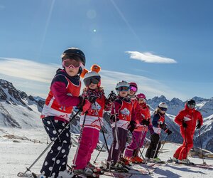 Die Kids beim Skikurs