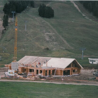 Die Bauphase im Skigebiet Hinterstoder