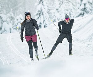 Langlaufen auf den Strecken im Skigebiet Wurzeralm | © Fischer Sports GmbH