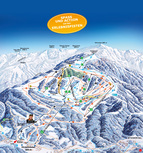 Pistenplan und Pistenkilometer im Skigebiet Hinterstoder