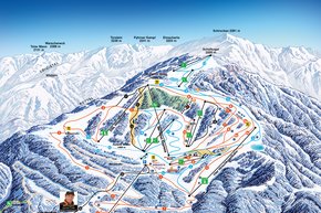 Der interaktive Pistenplan für das Skigebiet Hinterstoder
