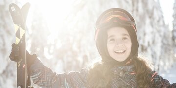 Die kleinen Gäste mit ganz großer Freude im Skigebiet Hochficht.  | © TVB Hochficht, Ablinger M. 