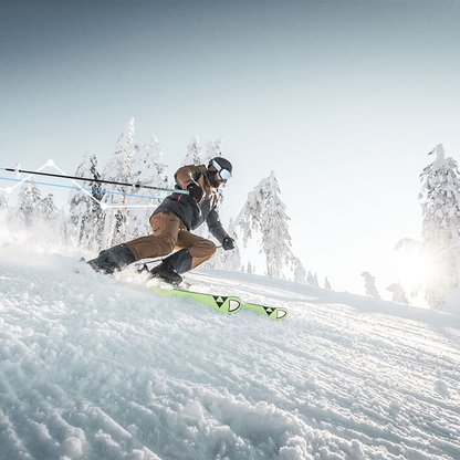 Skifahren auf den Pisten in Hochficht