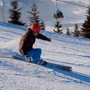 Skivergnügen wird im Skigebiet Hochkössen großgeschrieben.
