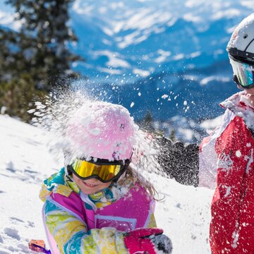 Auch in der Skischule darf der Spaß nicht zu kurz kommen. 