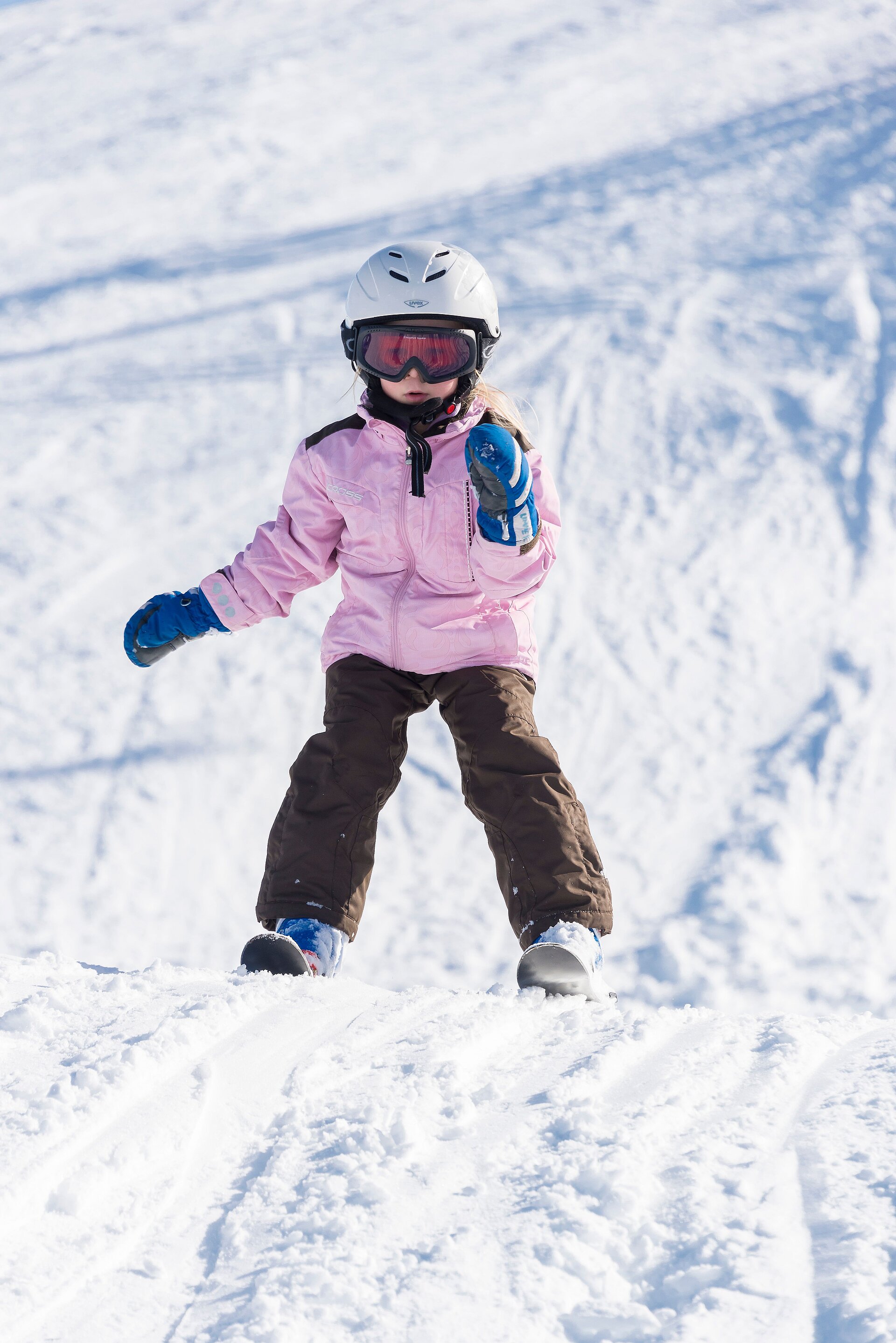 <p>Spaß im Kinderskikurs der Skischule Kössen</p>