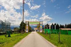Das Eingangsportal zum Abenteuer am Wurbauerkogel.