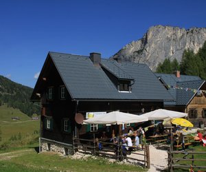 Wiederlechnerhütte in summer in the region wurzeralm | © Wiederlechnerhuette