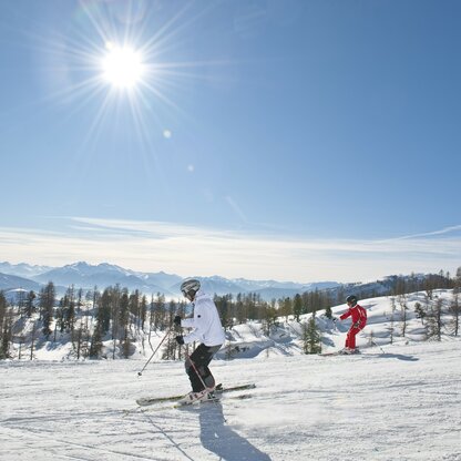 Einen Skitag in der Region Wurzeralm bei strahlendem Sonnenschein genießen.  | © Ooet Erber
